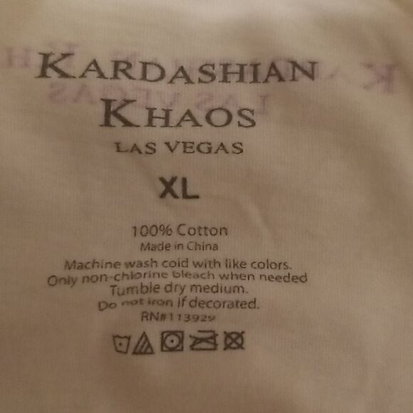 Kardashian Khaos Las Vegas Tee XL Girls - Picture 3 of 3